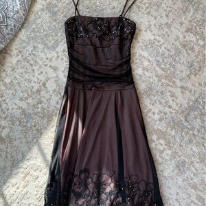 Elegant Black Midi Dress